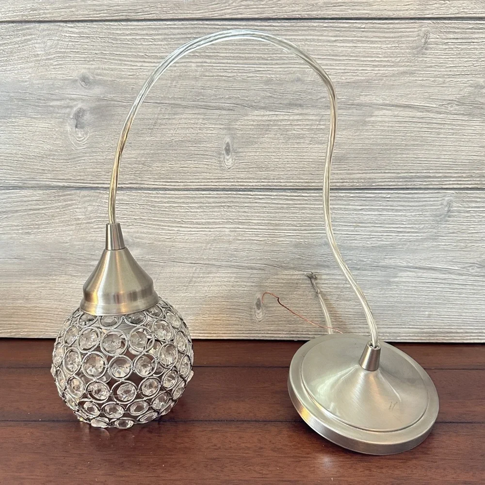 Chrome Modern Art Glass Dome Pendant Light